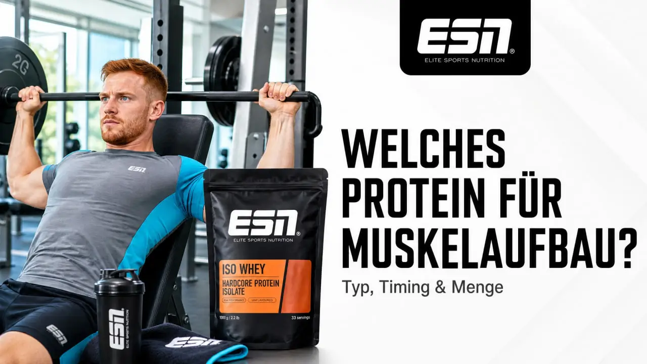 Welches Protein für Muskelaufbau: Typ, Timing und Menge im Überblick
