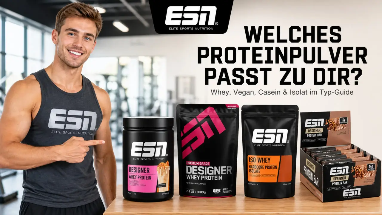 Welches Proteinpulver passt zu dir: Whey, Vegan, Casein und Isolat im Typ-Guide